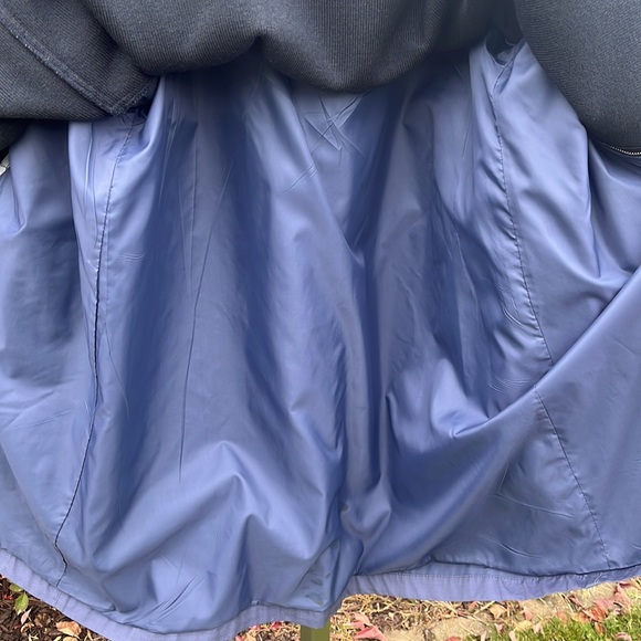 VTG Essential London Fog Blue / Lined  Polyester Coat Sz 10 Reg - Picture 14 of 15